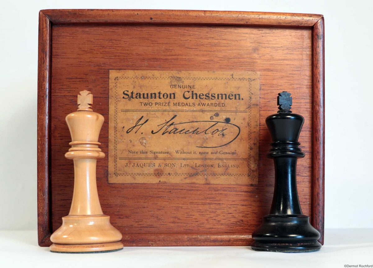 Antique Jaques Chess Set