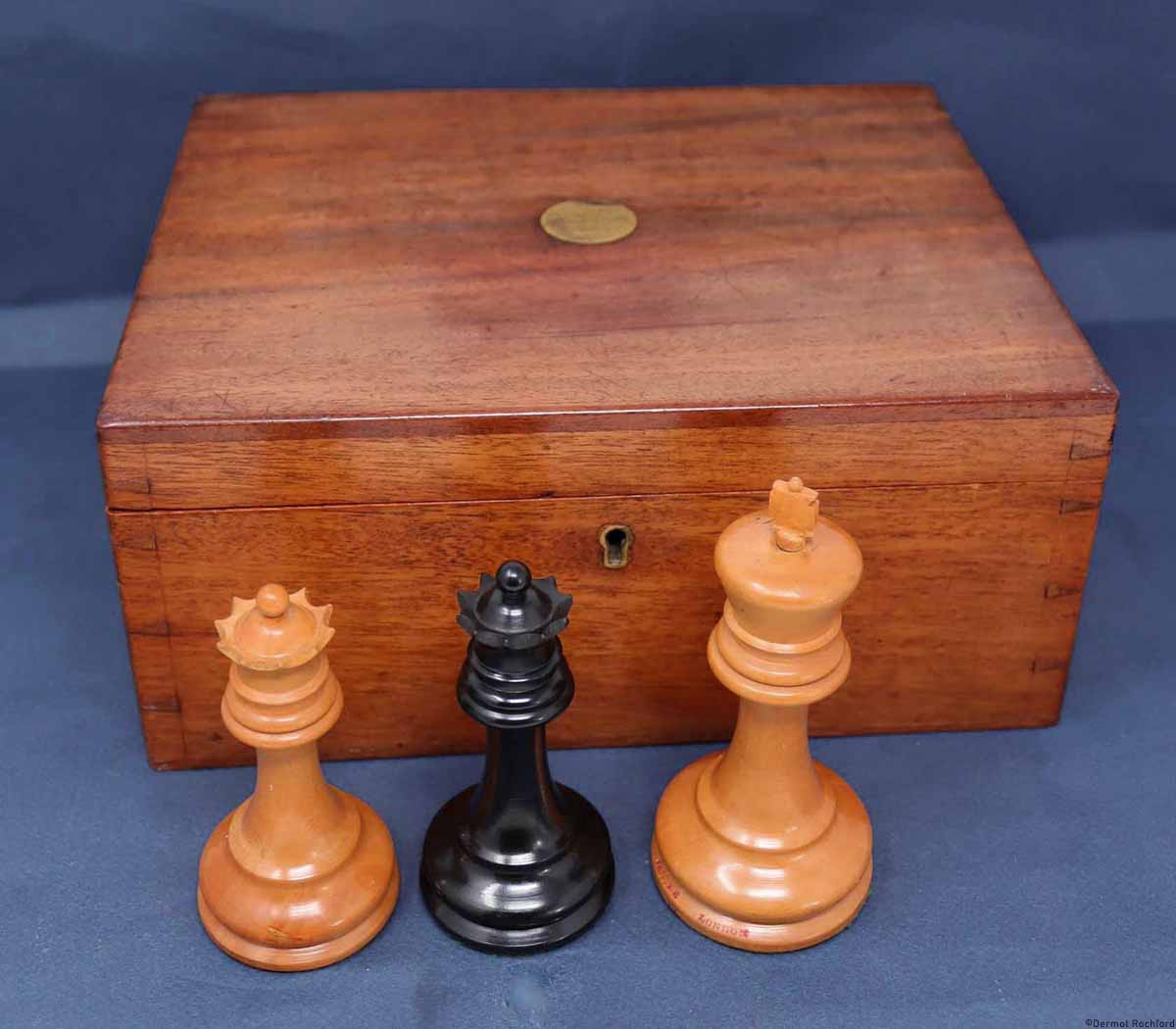 Antique Jaques Chess Set