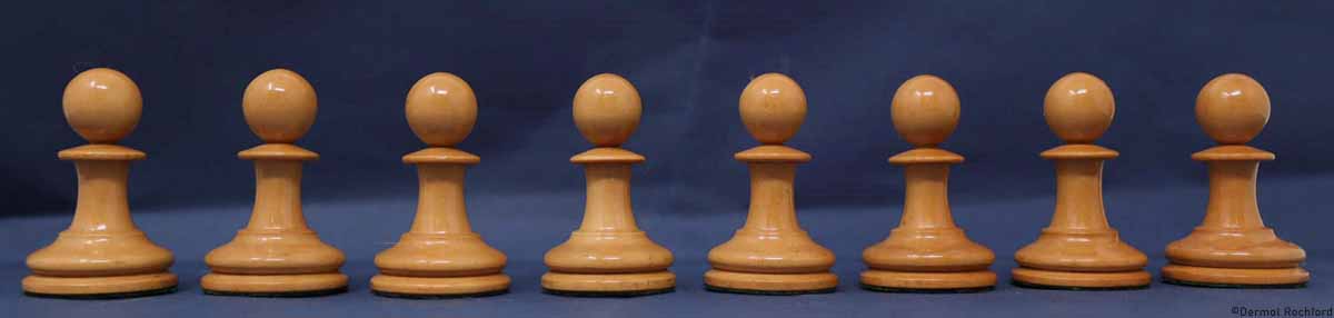 Antique Jaques Chess Set