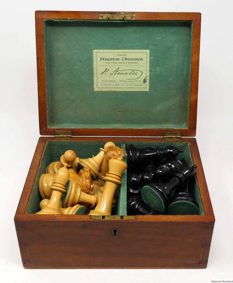 Antique Jaques Chess Set