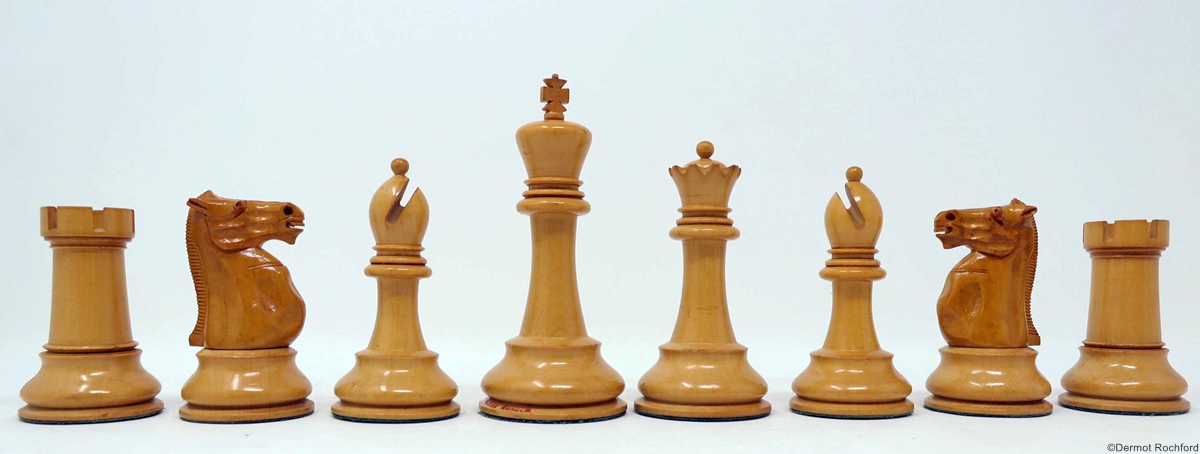 Antique Jaques Chess Set