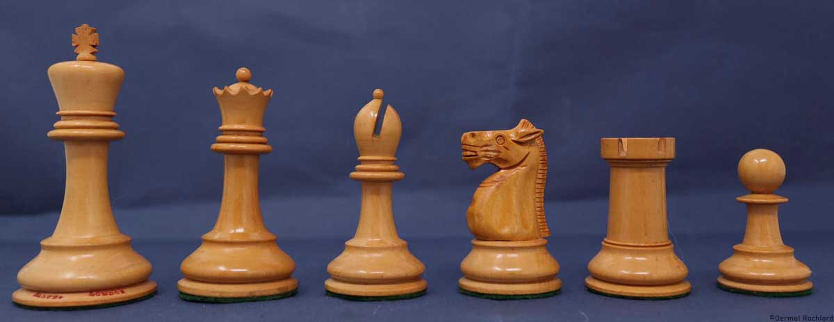 Antique Jaques Chess Set