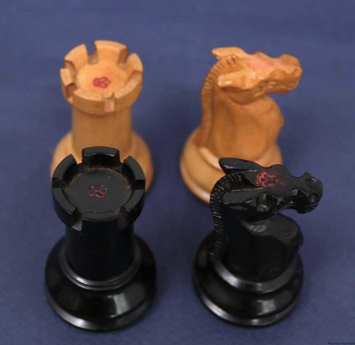 Antique Jaques Chess Set