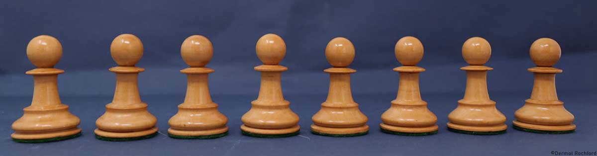 Antique Jaques Chess Set