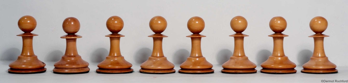 Antique Jaques Chess Set