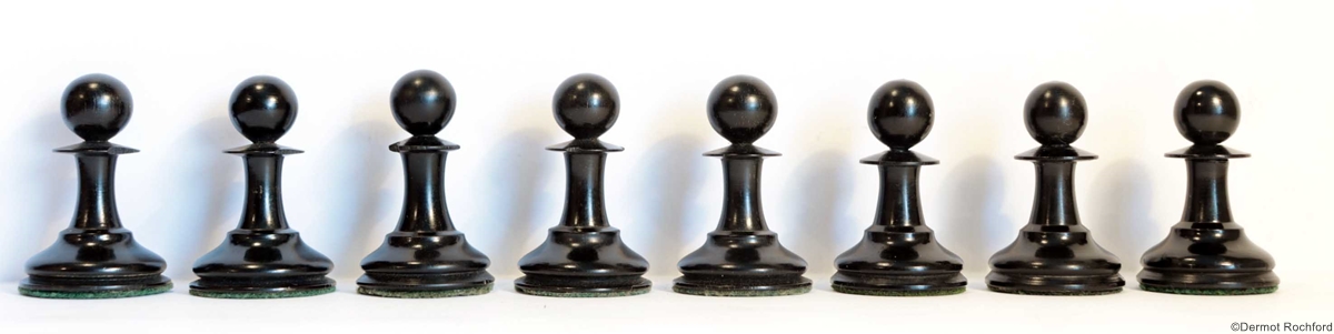 Antique Jaques Chess Set