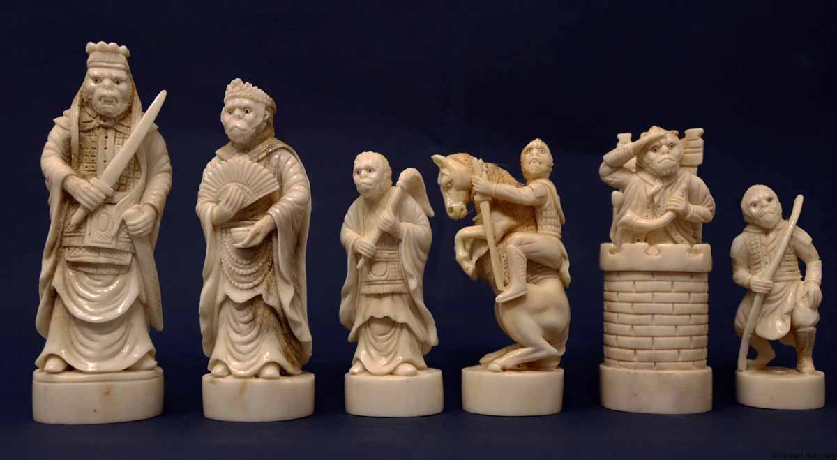 Carved Chess Set