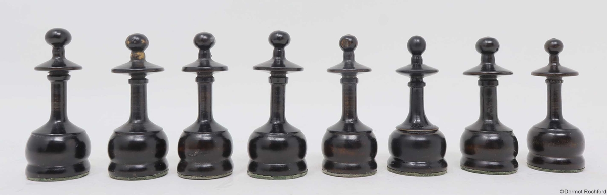 Vintage French Regence Chess Set