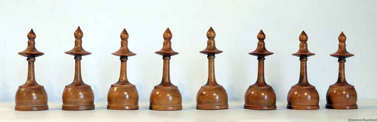 Vintage French Regence Chess Set