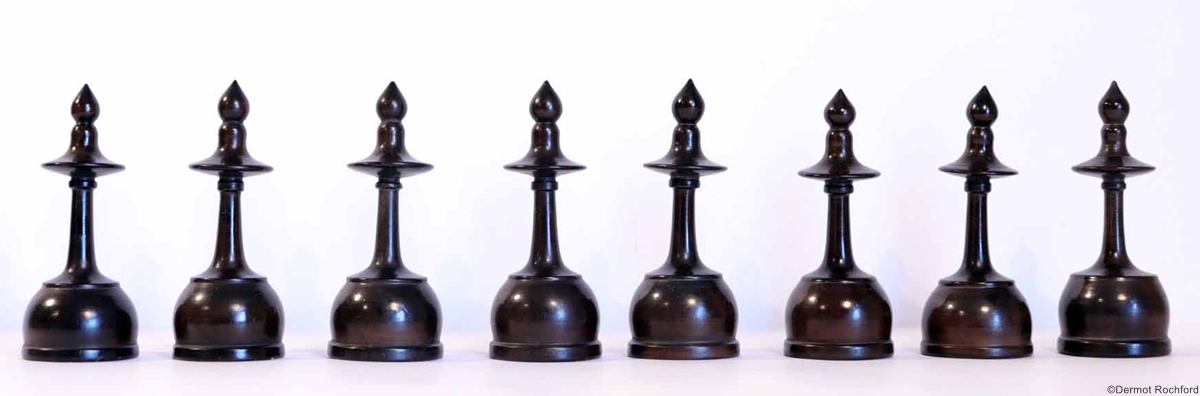 Vintage French Regence Chess Set