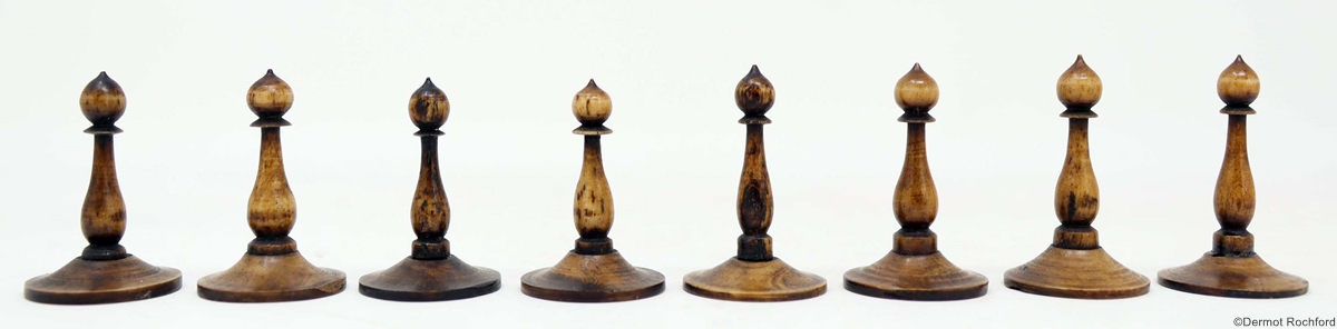 Antique Bone Selenus Chess Set