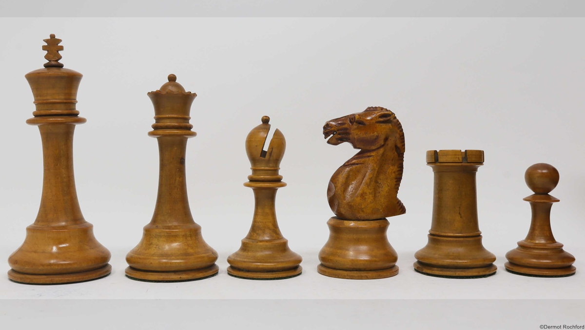 Antique Whitty Chess Set