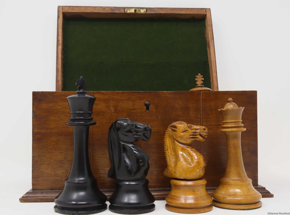 Antique Whitty Chess Set